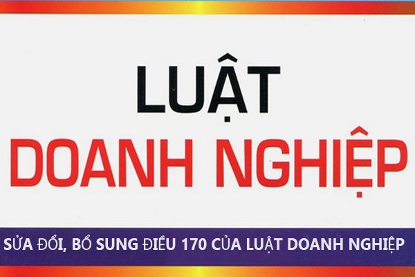 Sửa đổi, bổ sung điều 170 của luật doanh nghiệp nhà nước Việt Nam